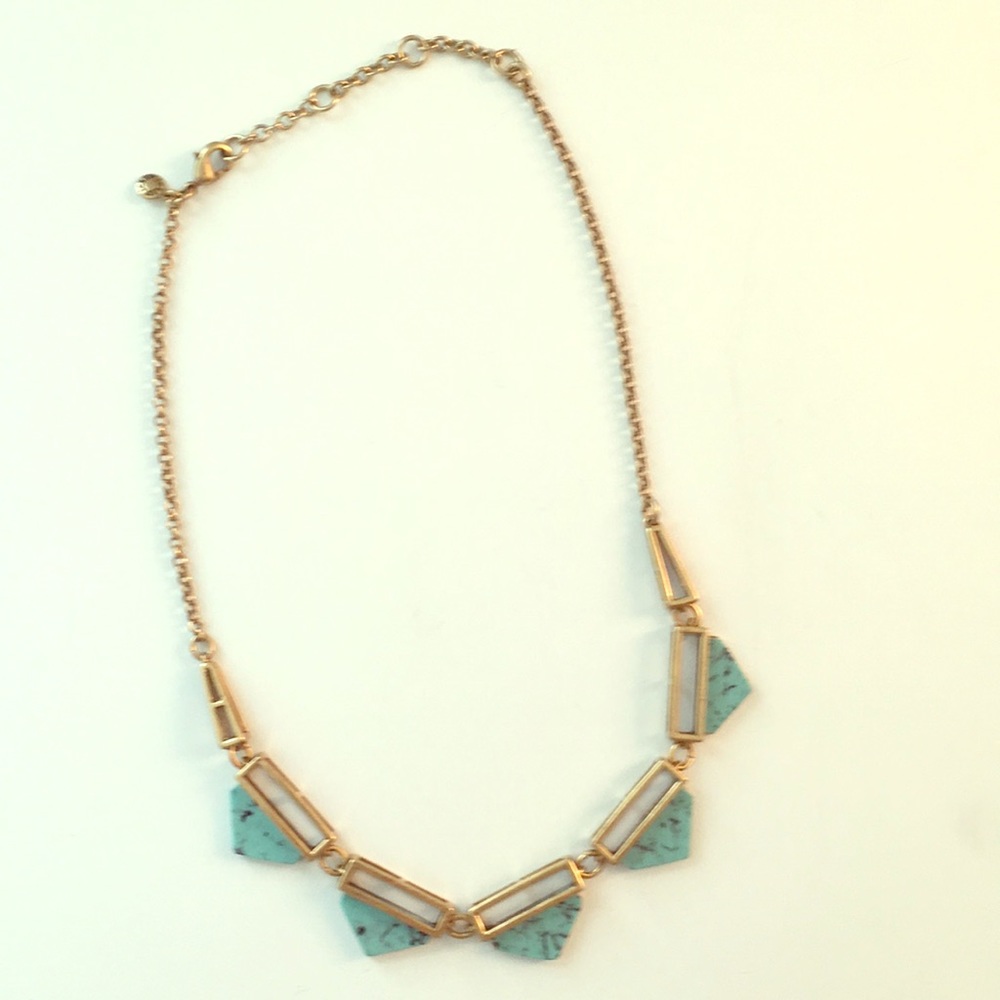 JCrew Factory Turquoise Statement Necklace